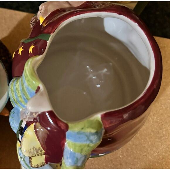 Gibson 2003 10.5 in Folic Snowman Cookie Jar Winter Decorations - Picture 9 of 13